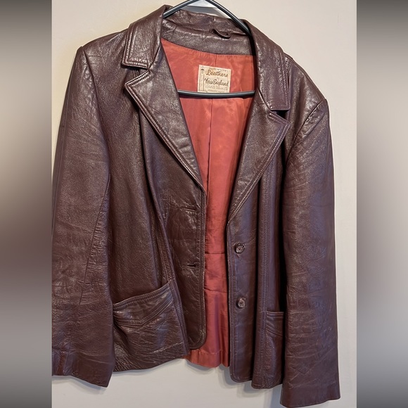 Leathers by New England Real Leather Jacket - Picture 3 of 3